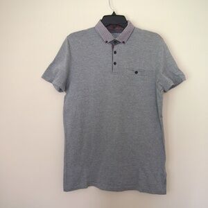 Ted Baker London Slim Fit Polo Size 4 (L)